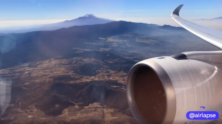 Crazy Smog in Mexico! Lufthansa A350 Mexico to Munich Business Class Scenic Takeoff