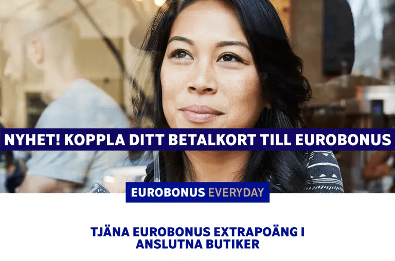NEW! Connect ANY debit or credit card and earn SAS EuroBonus points!