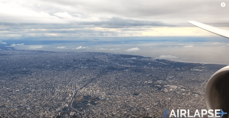 Alitalia Rome to Buenos Aires 777-200 Landing in Buenos Aires Ezeiza  [Throwback]