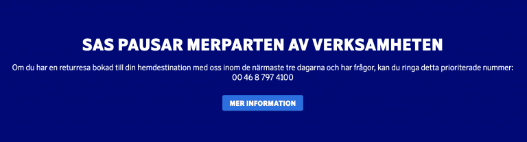 SAS EuroBonus Updates: No More Award Booking, and some other services (2020)