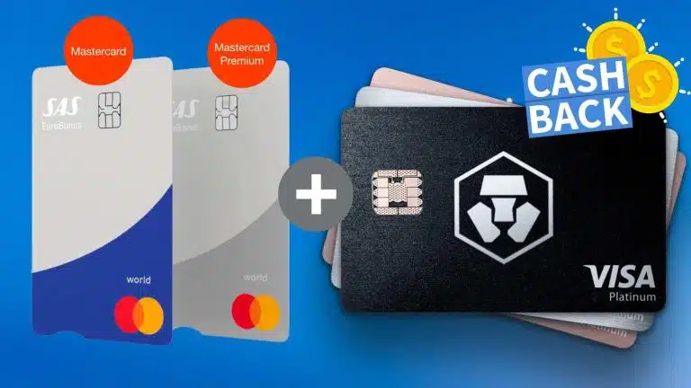 Get SAS EuroBonus Points AND 3% cashback at the same time! Combine these cards for the maximum rewards.