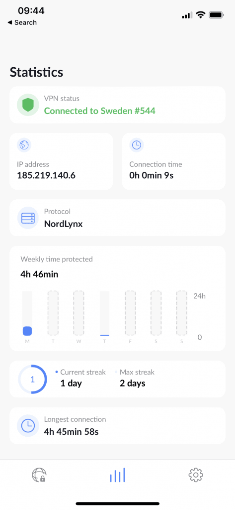 NordVPN iOS App