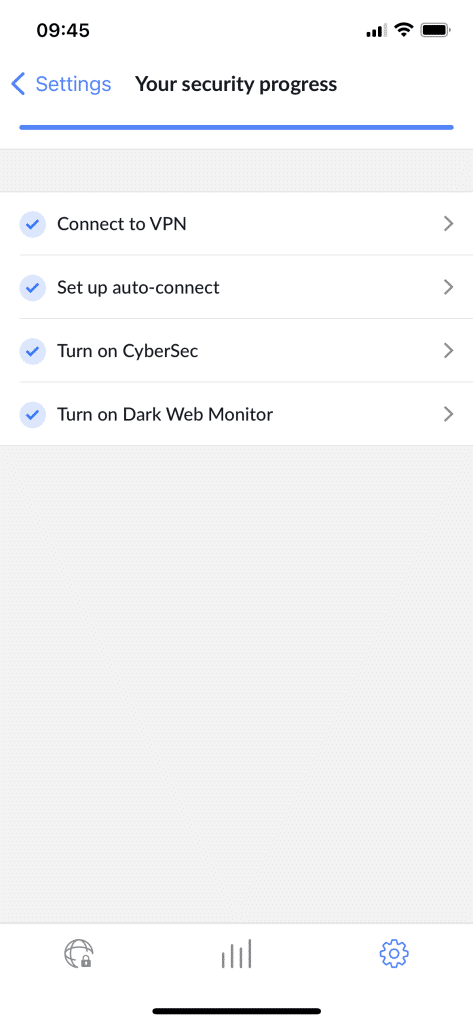 NordVPN iOS App 2