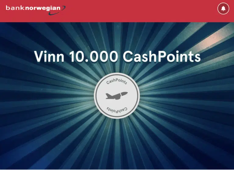 Win 10.000 Norwegian Cashpoints! Bank Norwegian Christmas Giveaway