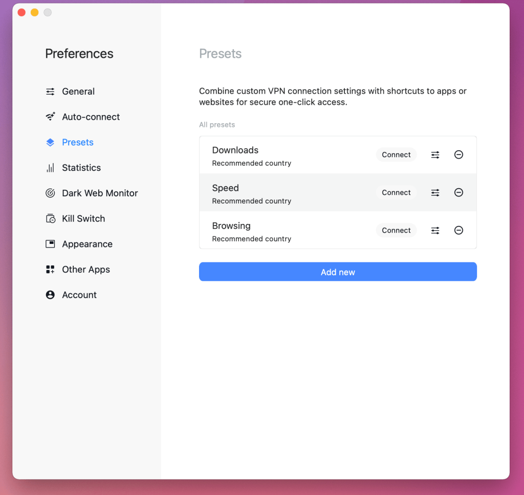 NordVPN Mac App 2