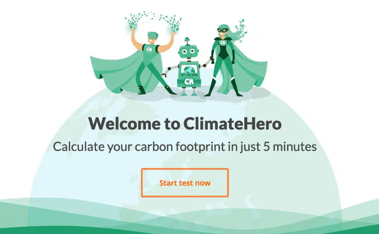 ClimateHero: offset your carbon footprint in just 5 minutes (Carbon Calculator 2022)