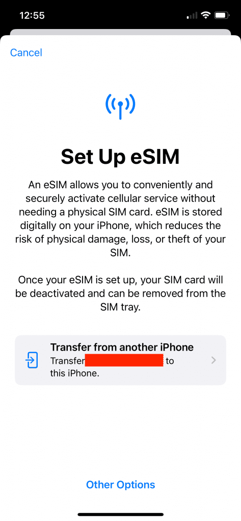 Install eSIM on iPhone (2022) - Step 3