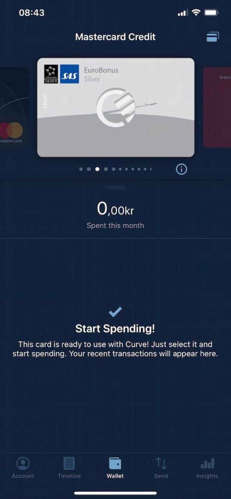 SAS Mastercard and Curve