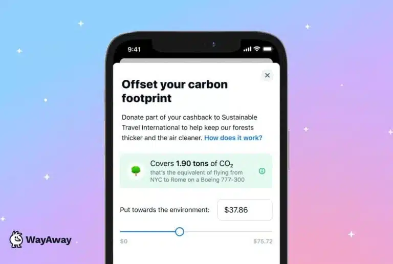 WayAway Offset Carboon Footprint