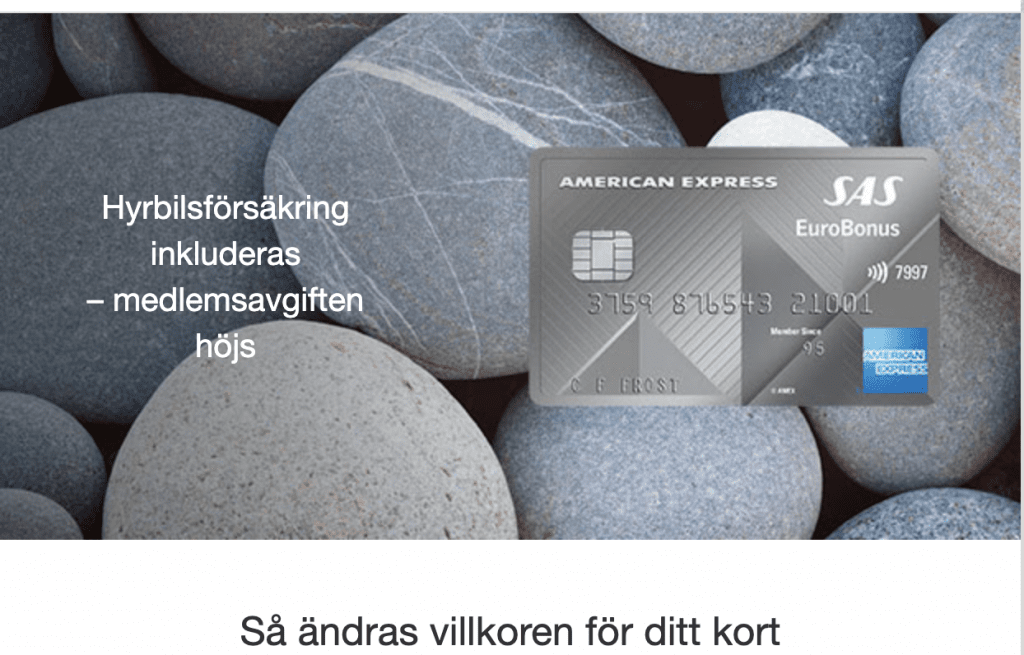 American Express changes