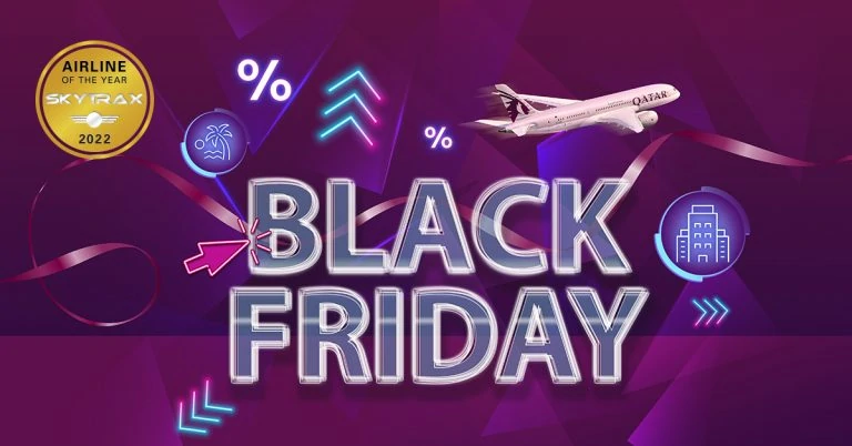 Qatar Airways Black Friday 2022 - Banner