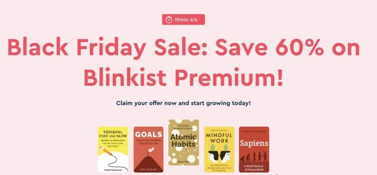 Blinkist Black Friday 2022 Sale