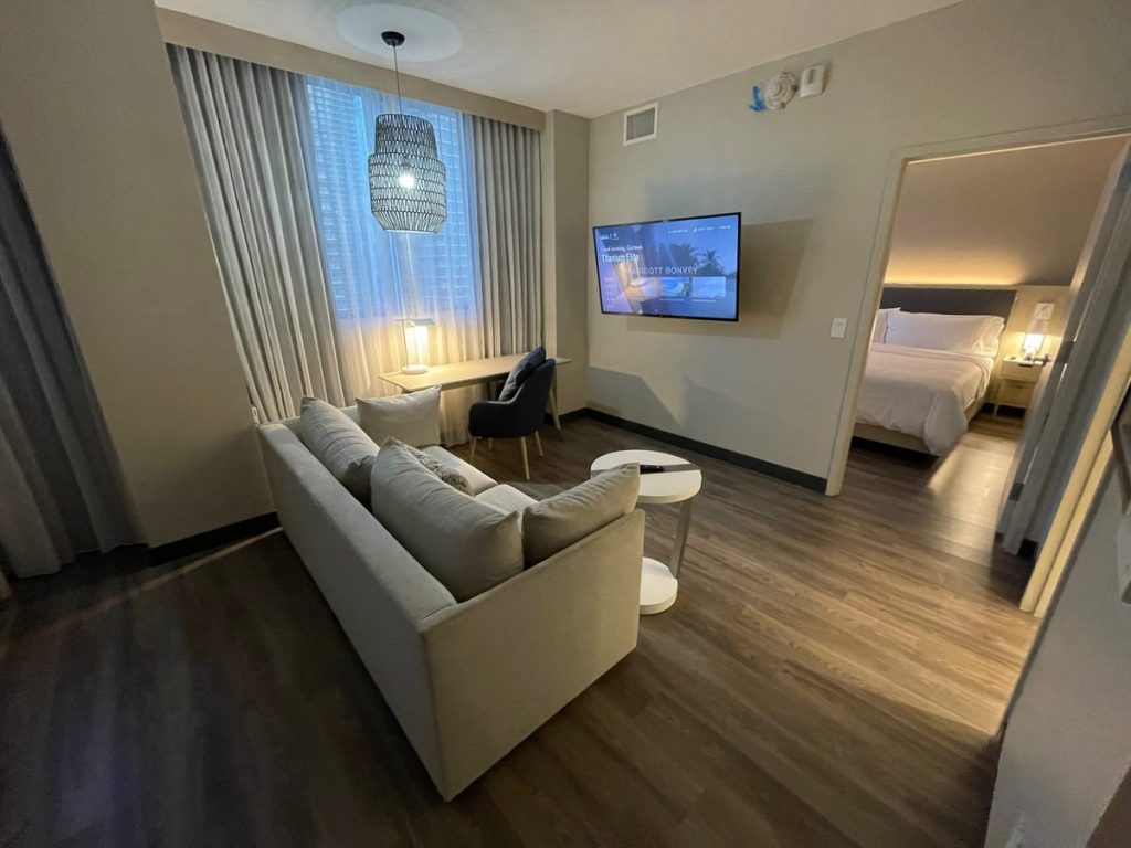 Element Miami Brickell Review 2023 - Room (Sofa Bed)