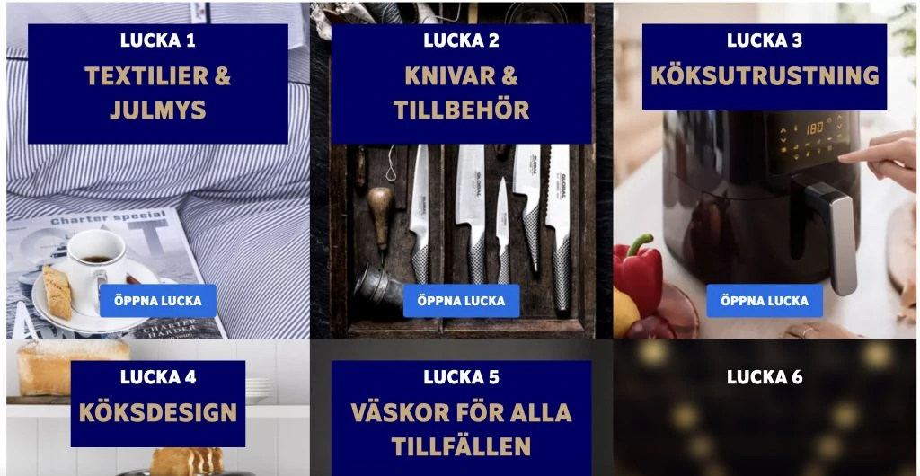 SAS EuroBonus Shop Advent Calendar 2023 (EuroBonus Julkalender)