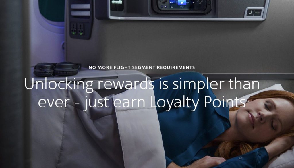 AAdvantage Loyalty Point Rewards don't require flight segments