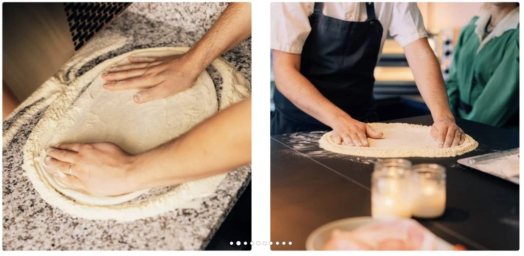 Truestory Pizza course at Peloton Bar