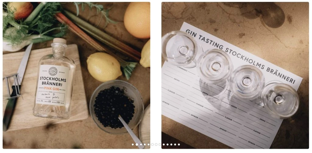 Truestory Gin tasting and distillery visit at Stockholms Bränneri