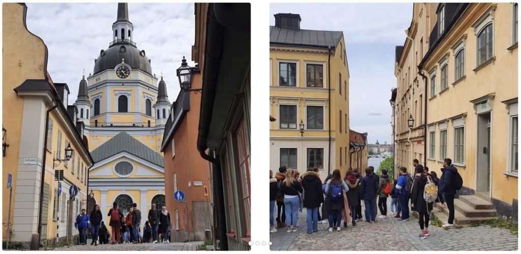 Truestory City walk on Katarinaberget among capsules and cholera