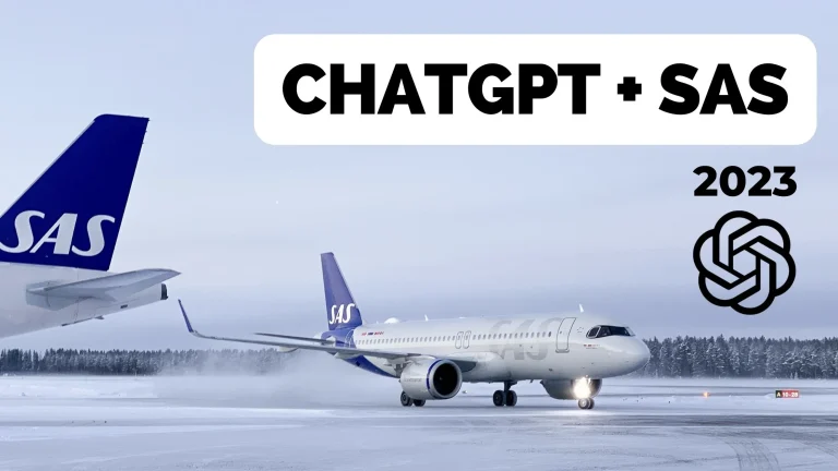 ChatGPT and Scandinavian Airlines (2023): What does it know?