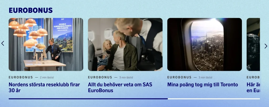 Scandinavian Traveller Eurobonus stories