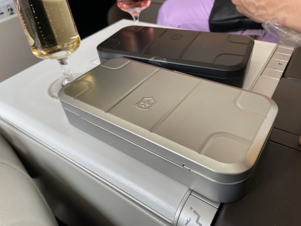 Swiss Business Class in 2023: Victorinox Amenity Kit