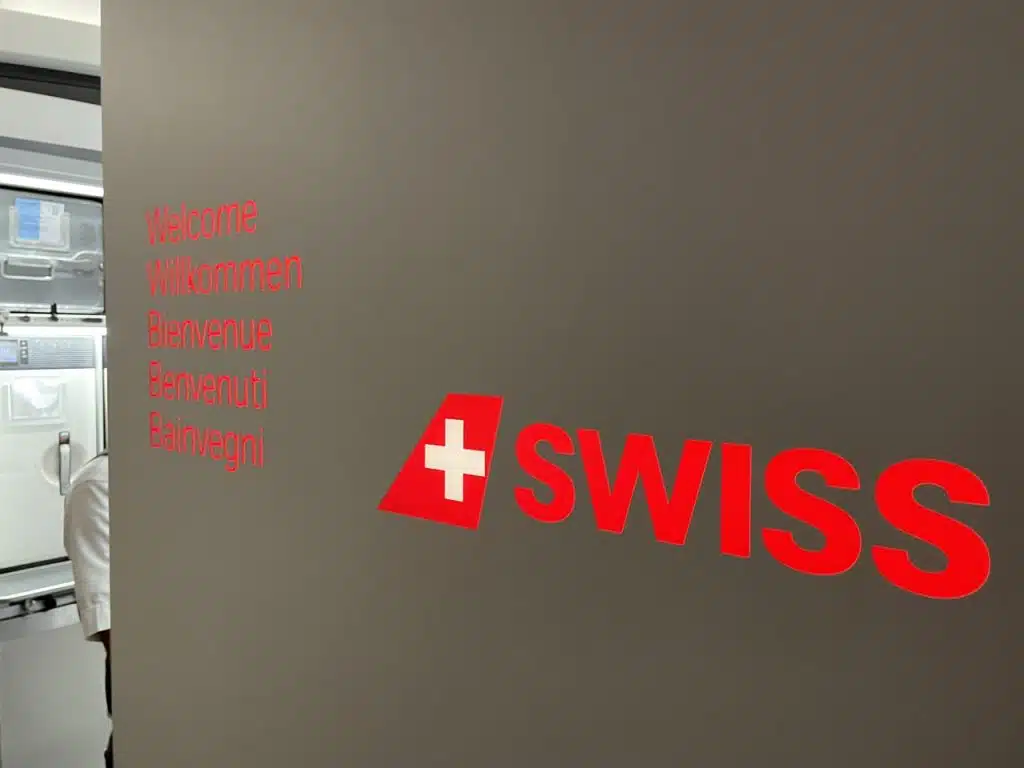 Swiss 777-300ER Business Class Cabin (2023)