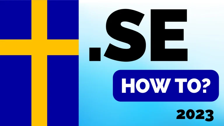 How to get a .se domain in 2023?