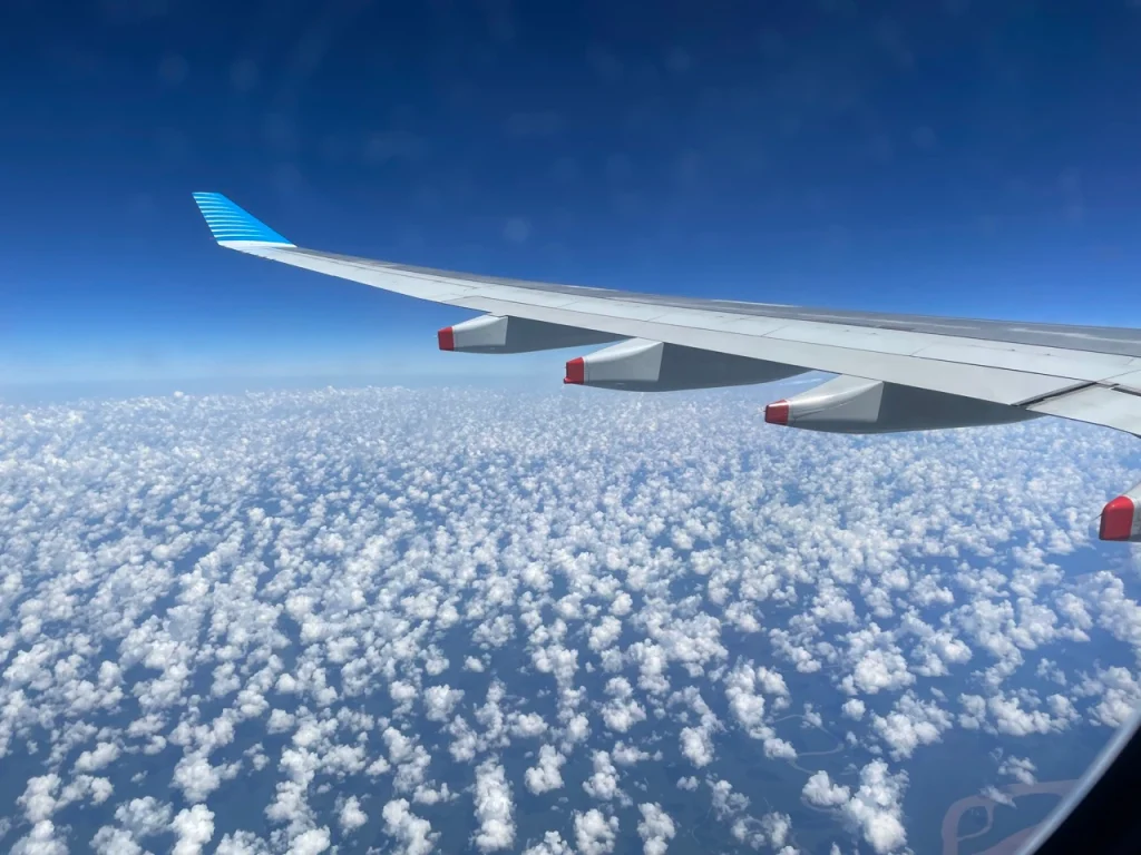 Aerolineas Argentinas A330-200 Economy Class (16) Flying Over Miami