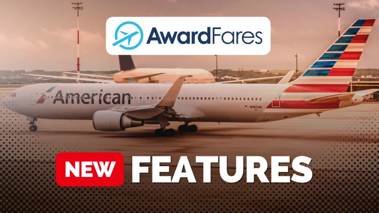 AwardFares New Features April 2023