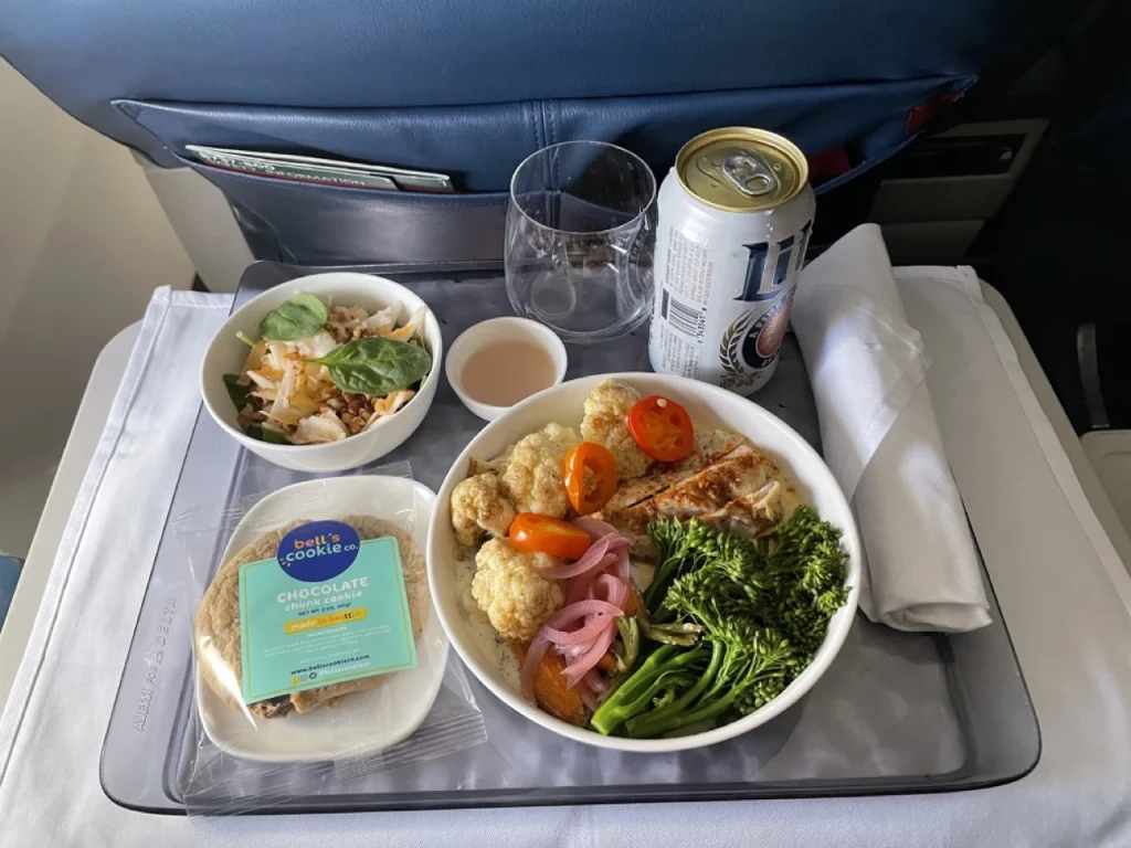 Delta Miami to Boston: Chicken Meal (DL494)