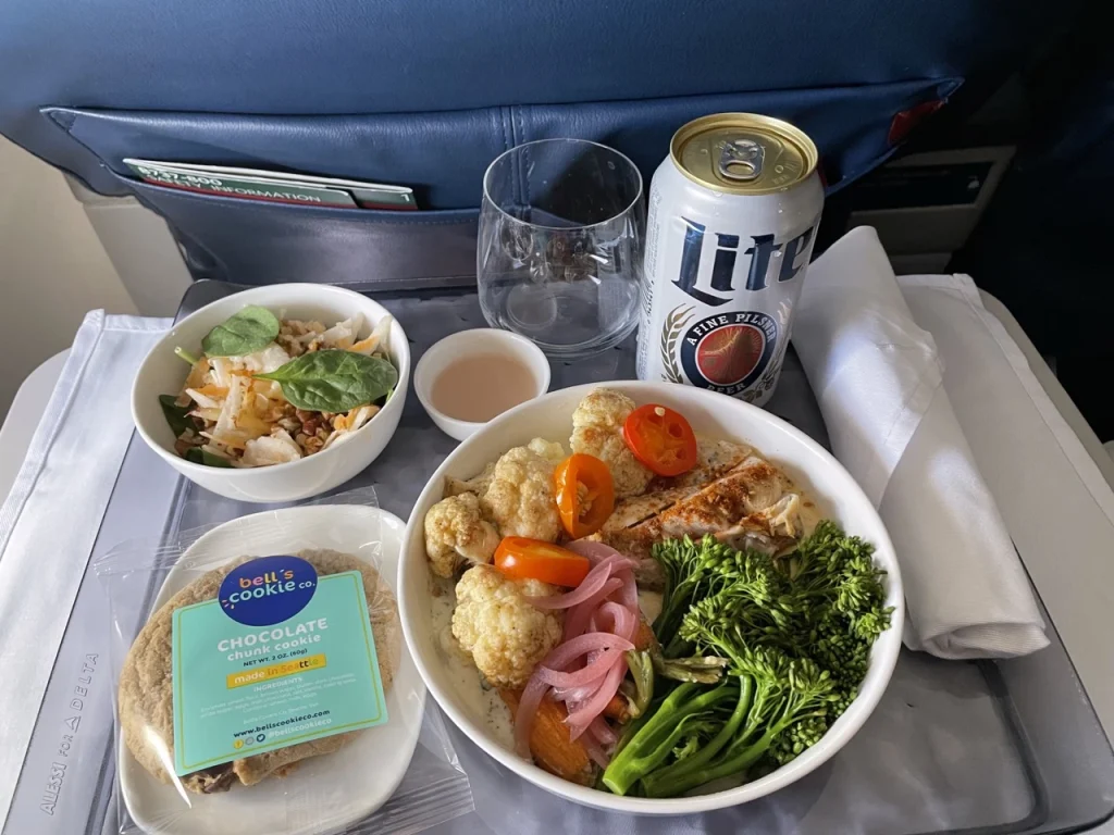 Delta Miami to Boston: Chicken Meal (DL484)