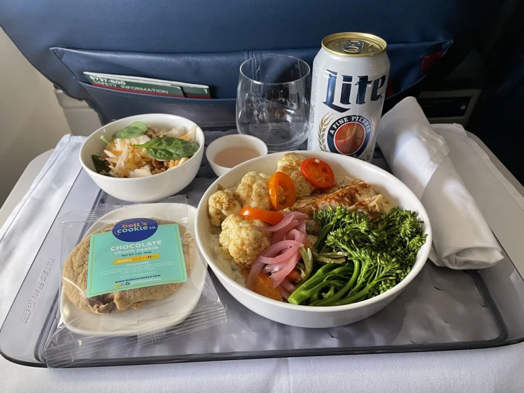 Delta Miami to Boston: Chicken Meal (DL484)