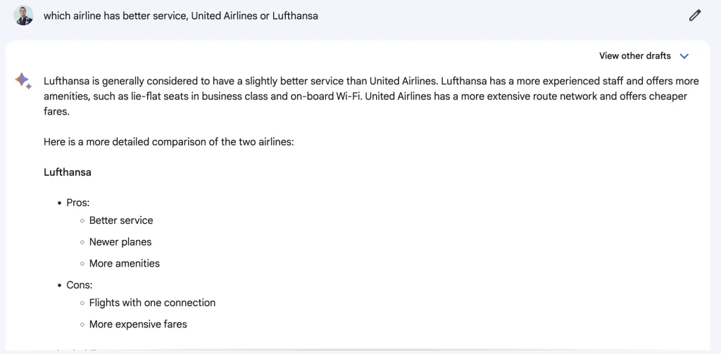 How to use Google Bard to book flights - Airline Better Service