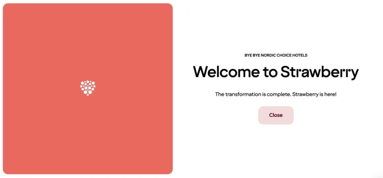 Nordic Choice new name is Strawberry