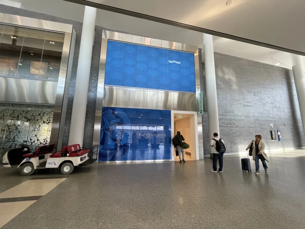 American Express Centurion Lounge Philadelphia (2023) - Entrance