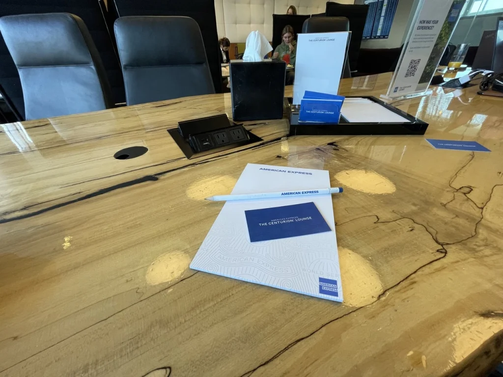 American Express Centurion Lounge Philadelphia (2023) - Freebies