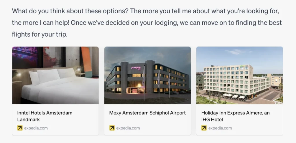 Expedia ChatGPT Plugin Walkthrough 3