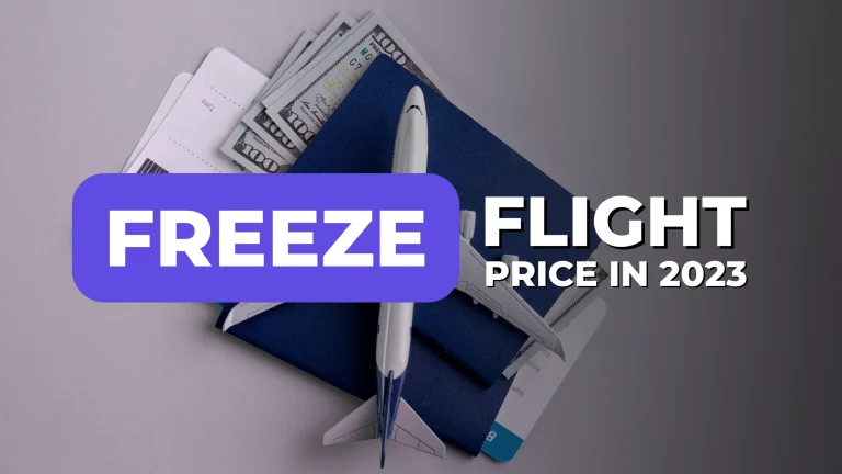 How to freeze a flight price in 2023 - all you need to know