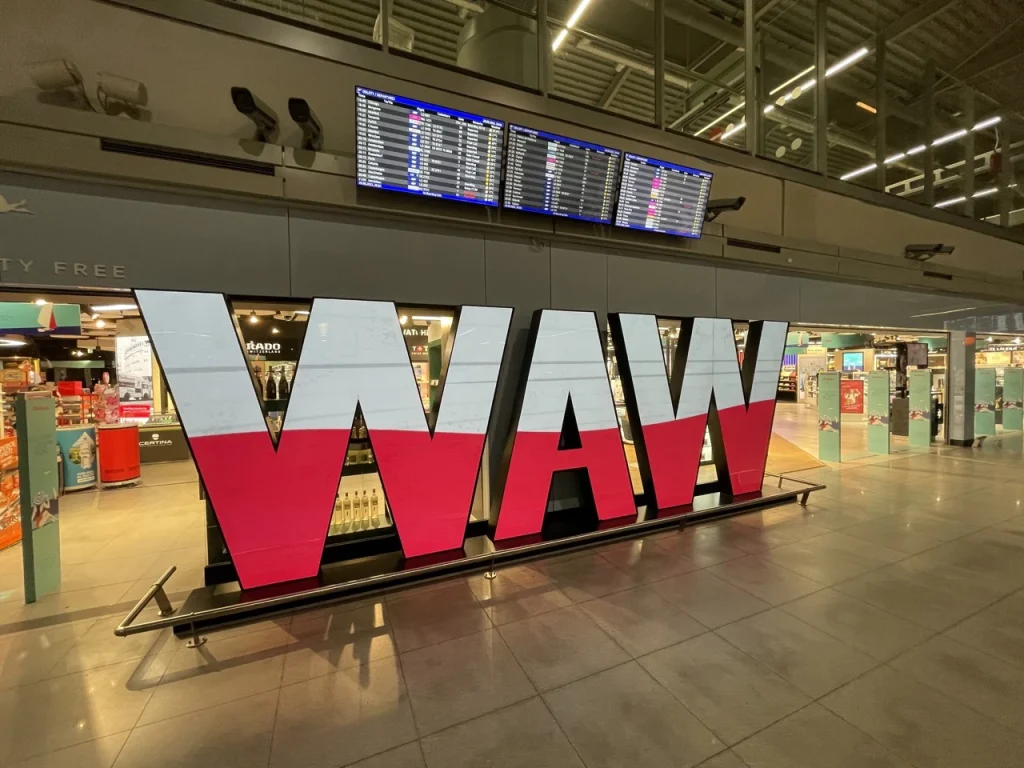 Transit at WAW airport