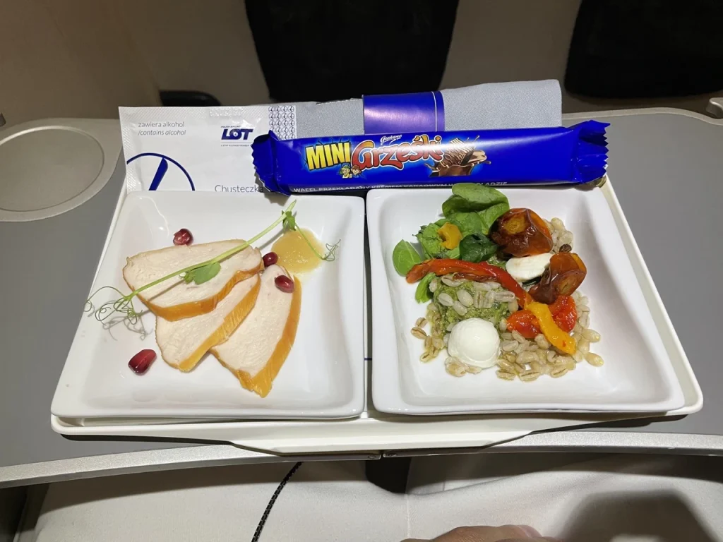 LOT European Business Class: Warsaw to Stockholm (E195LR)