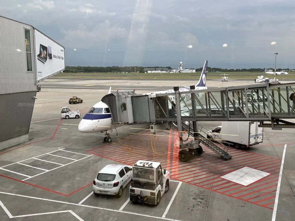 LOT Polish Airlines E195LR at WAW airport