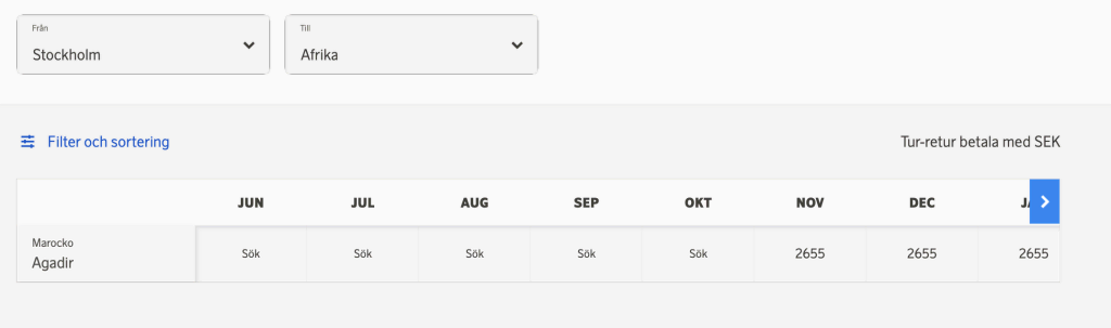 SAS Low Price Calendar June 2023 - Africa