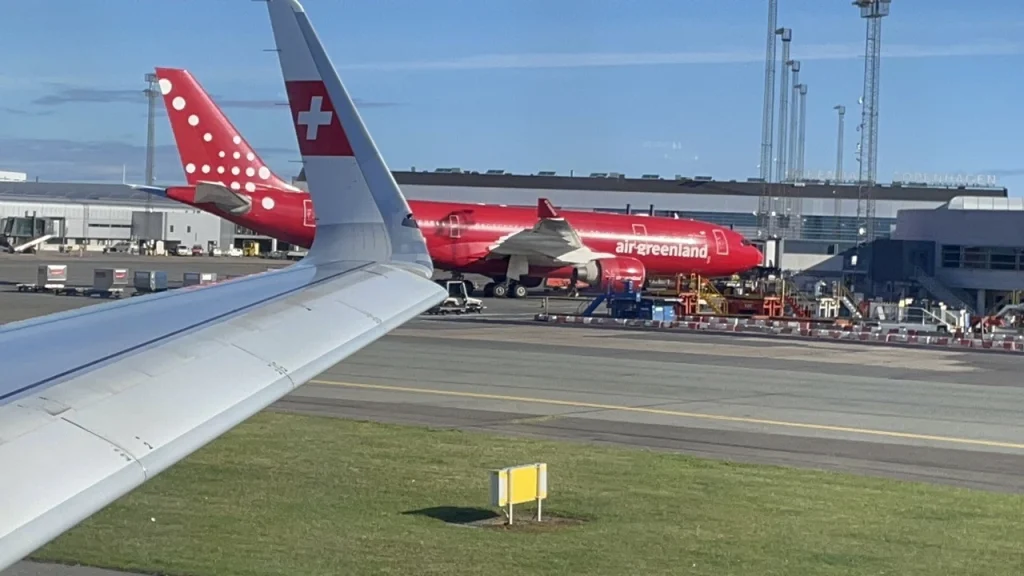 Swiss A320neo Business Class Wing View