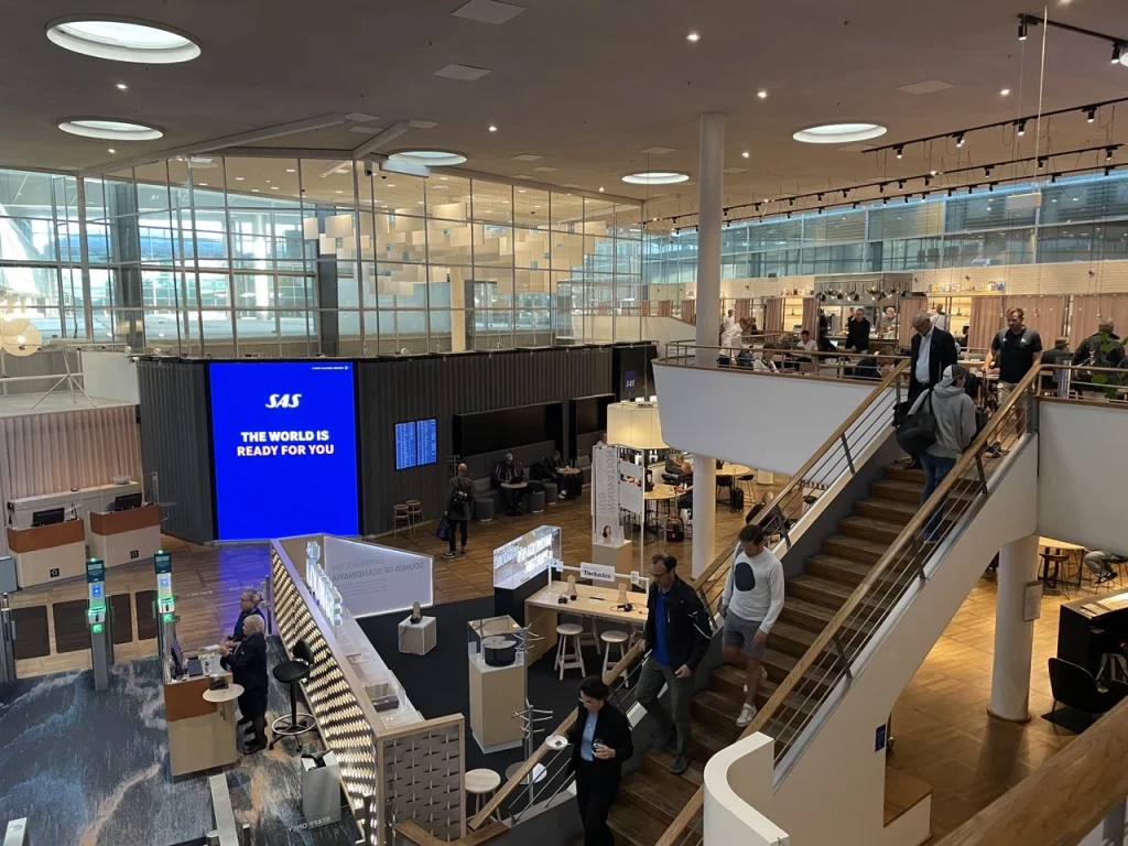 SAS Gold Lounge at Copenhagen Kastrup (2023)