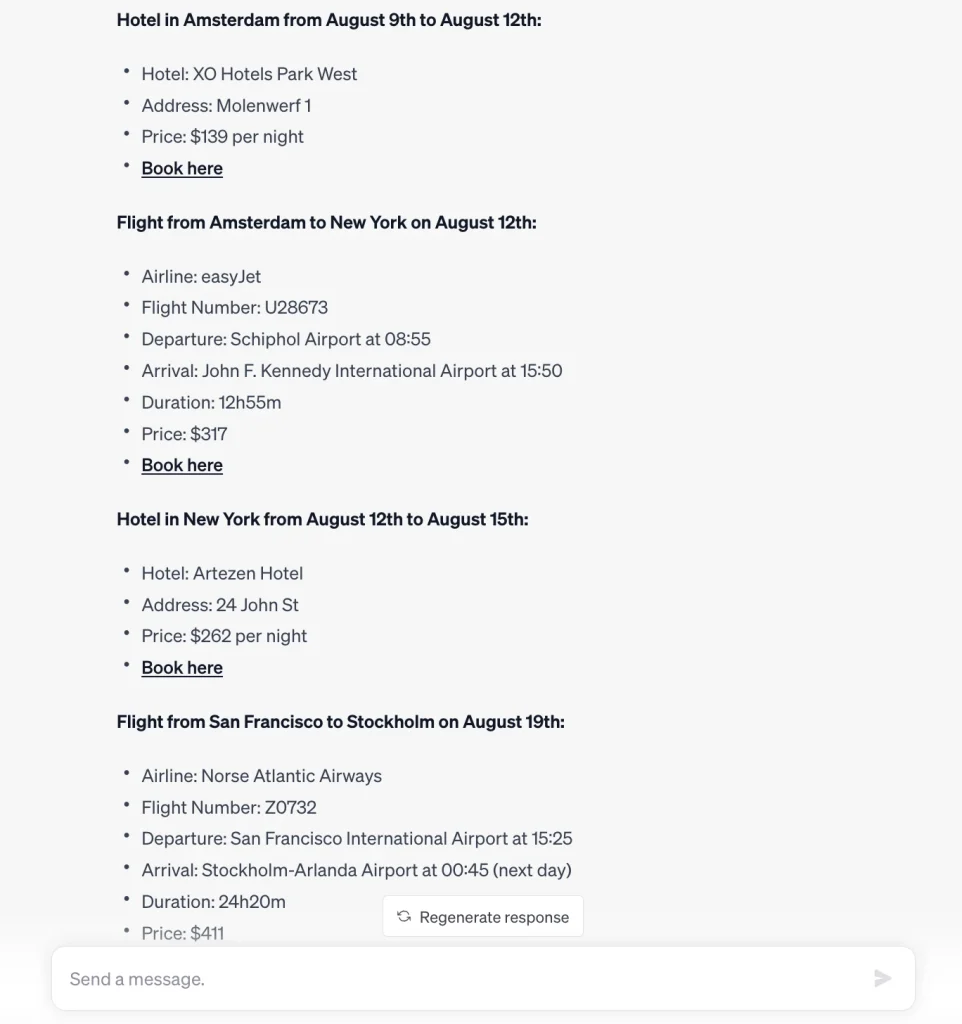 Trip.com ChatGPT Plugin Review