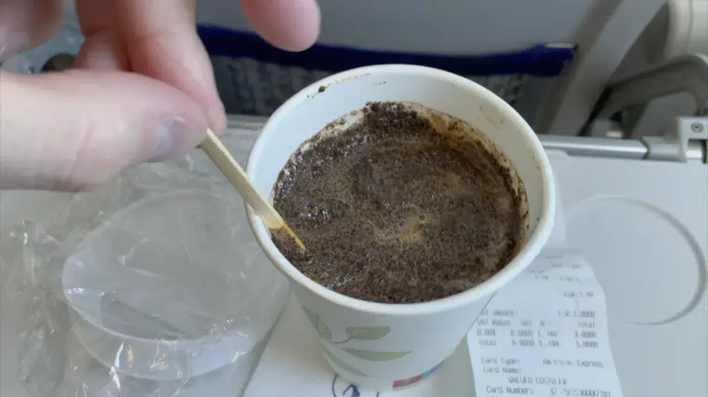 Lufthansa A321 Economy Class Coffee is €3