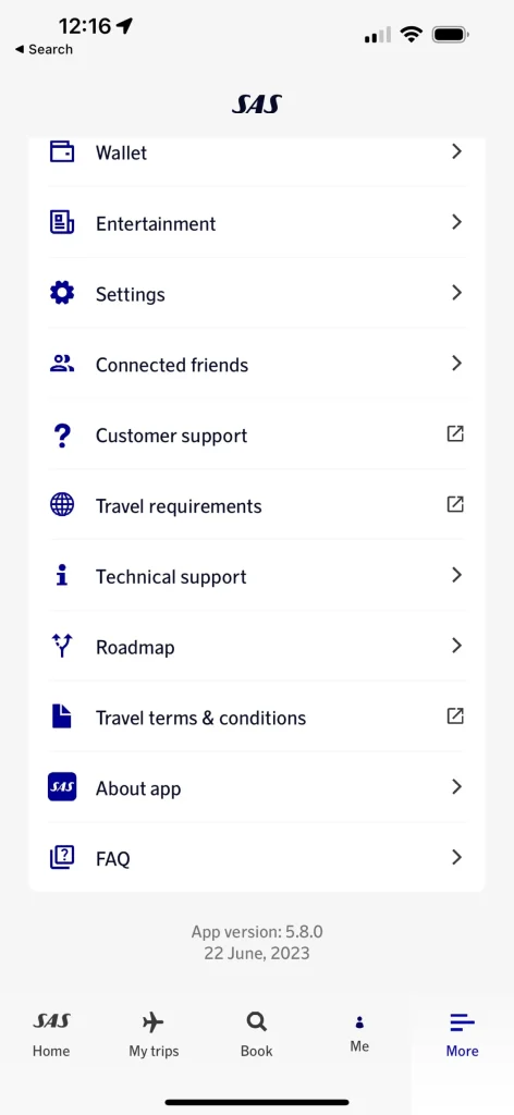 SAS app v5.8: vote for features