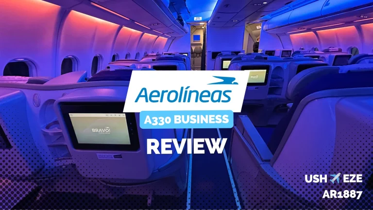 Aerolíneas Argentinas A330 Business Class: Ushuaia to Buenos Aires Ezeiza (2023)