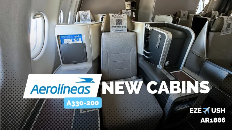 The new business class cabins on Aerolineas Argentinas A330-200 (2023)