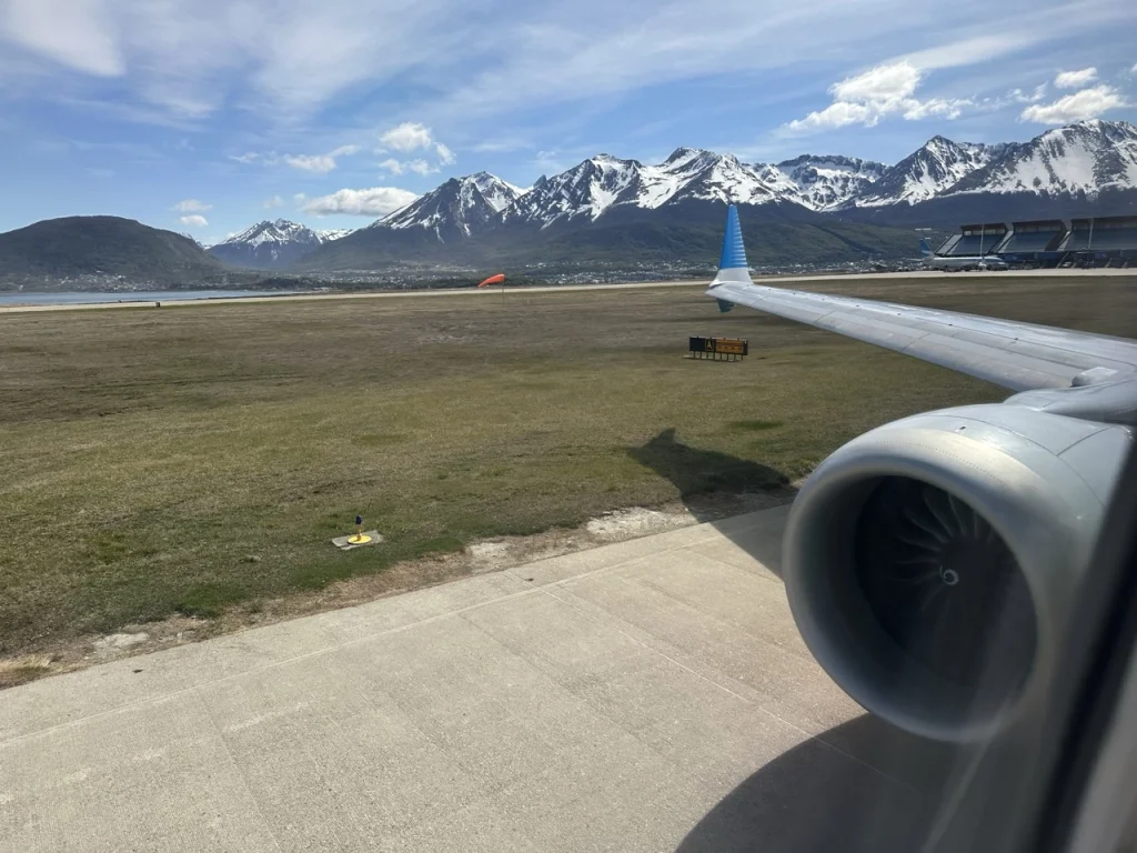 Aerolineas Argentinas  737 MAX 8 at Ushuaia International Airport